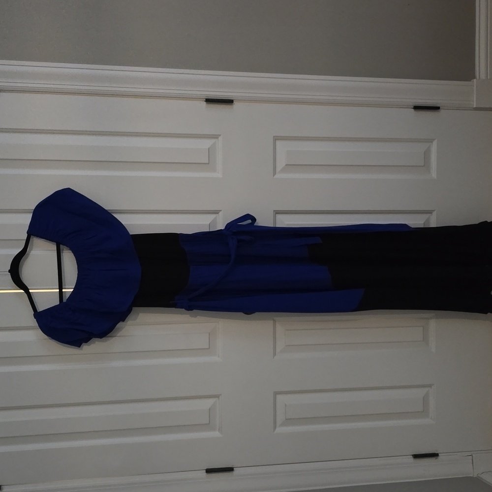 City chic color block maxi dress size 14/xs